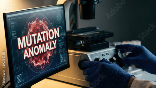 Microscopy Research on Cellular Anomaly with Dials and High-Tech Digital Monitor