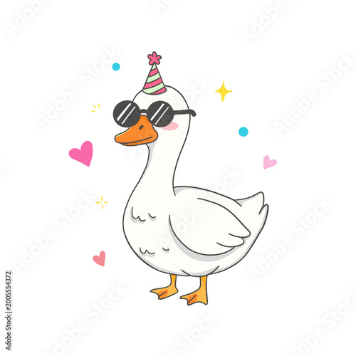 Illustration of Birthday Silly Goose