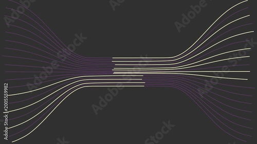 a diagram of the neural system, with several lines and dots in it, all connected together to each other video motion