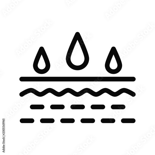 Hydrated Skin Icon Water Moisture