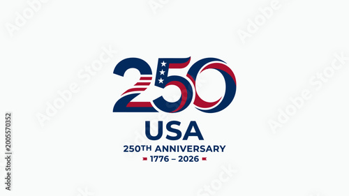Free Download United states 250th anniversary commemorative logo america's semiquincentennial - GFXLoad