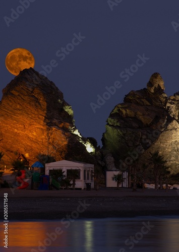 night view of the city