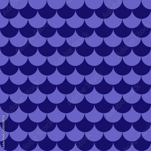 seamless pattern with blue waves