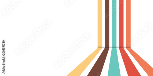 Abstract retro background with stripes and lines