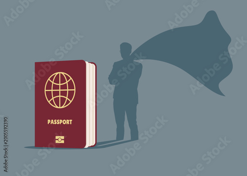 Photos Owner biometric passport dreams of becoming a superhero