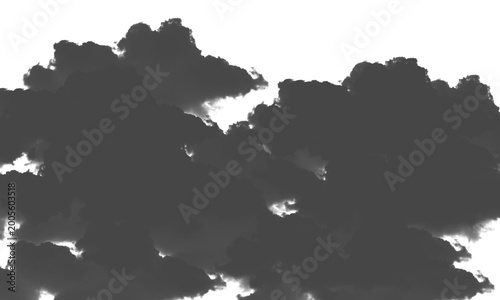 Фотография Serene cloudscape glory a dreamy three dimensional illustration of atmospheric w