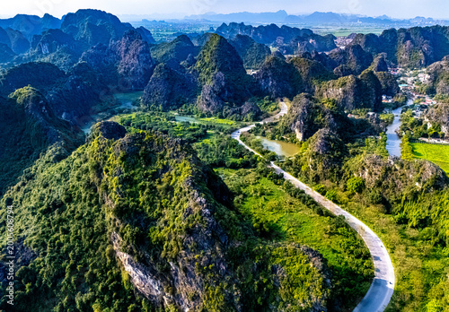 Photos Trang An scenic area near Ninh Binh, Vietna