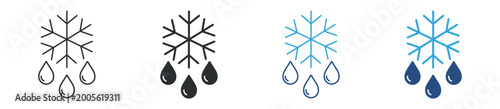 Fotografija Defrost icon set