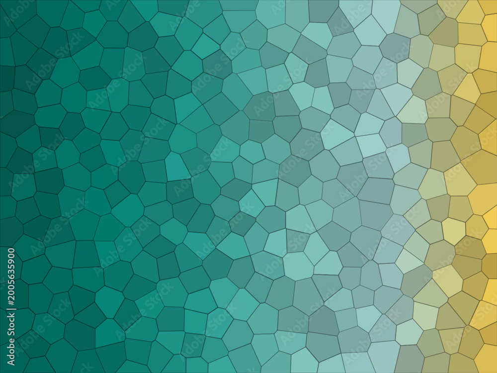 Fototapeta premium Vibrant Voronoi Polygon Texture Digital Design