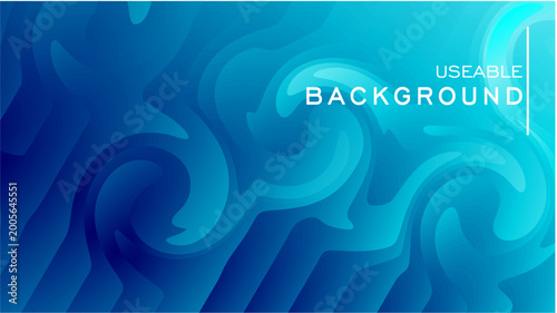 Fotografía Vibrant blue and cyan abstract flowing background

Futuristic blue gradient wave
