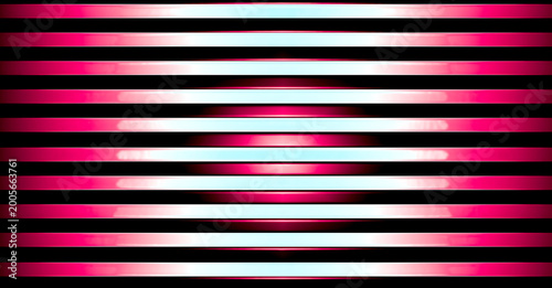 Abstract Blue Wave Lines Background Futuristic Glowing Curved Stripes on Black