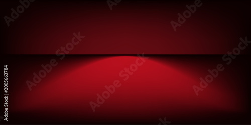 Slika na platnu Red studio background