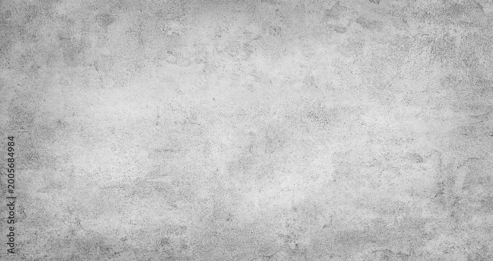 Fototapeta premium White gray wall rough grain texture. wall covered in white paint. white textured background web banner template page