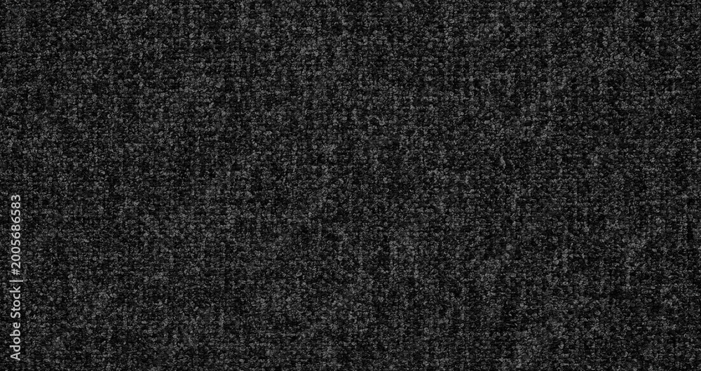 Fototapeta premium Dark black gray rough fabric canvas linen texture abstract background for wallpaper banner template page design project