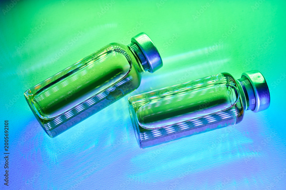 Fototapeta premium Glp 1 medication vials for anti obesity metabolic therapy