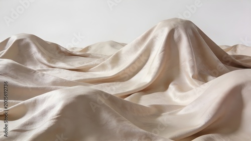 Generative AI- silk fabric background