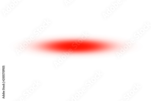 Isolated red flare a vibrant pixelated light source on transparent background