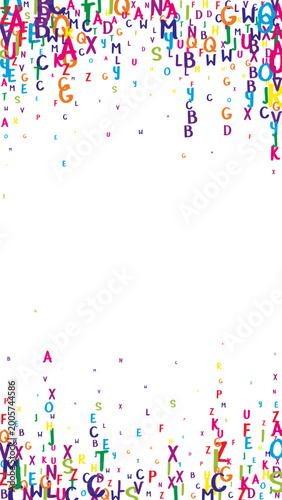Concept of school background. Colorful childish