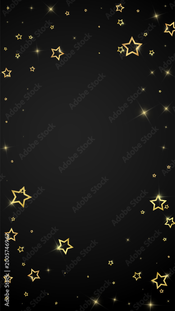 Fototapeta premium Christmas stars vector overlay.