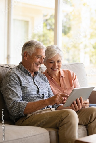 Active Senior Couple Connected: Aging Well in the Digital Age