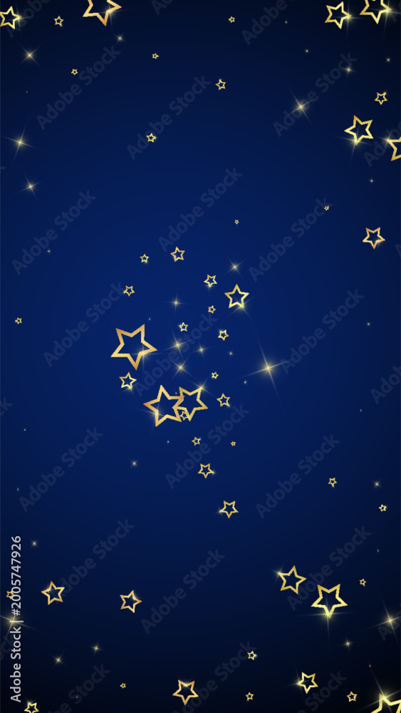 Fototapeta premium Starry night fairy tale background.