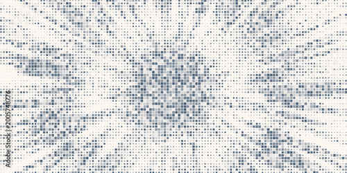 Photos Dissolved filled square dotted vector background or icon with disintegration effect