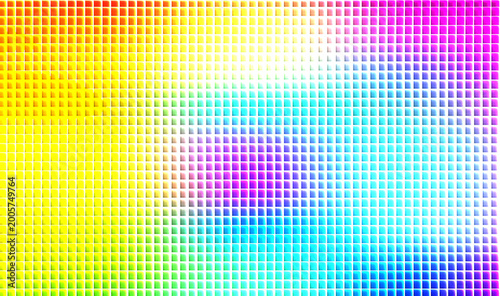 Photos gradient of colored squares full frame