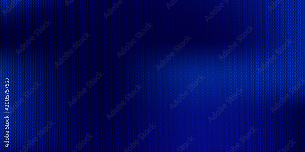 Fototapeta premium Dark Blue Abstract Vector Technology Background with Dotted Halftone Pattern Mesh Texture and Bright Gradient for Cover, Web Design, Presentation
