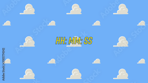 Foto blue sky countdown, Taylor inspired, Wood, cloud countdown timer, easter egg hid