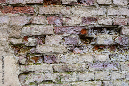 Aged dirty brick background texture 