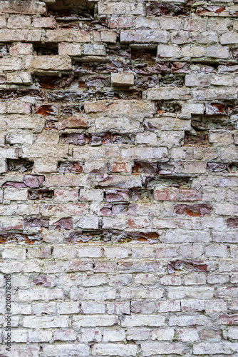 Aged dirty brick background texture 