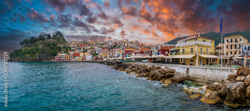 The Parga Village view in Greece