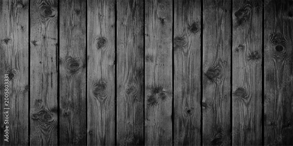 Fototapeta premium A detailed, high-resolution shot showcasing the texture and intricate patterns of weathered wooden planks. A rustic charm with a classic aesthetic.