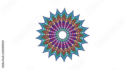 Intricate Geometric Mandala Design.
