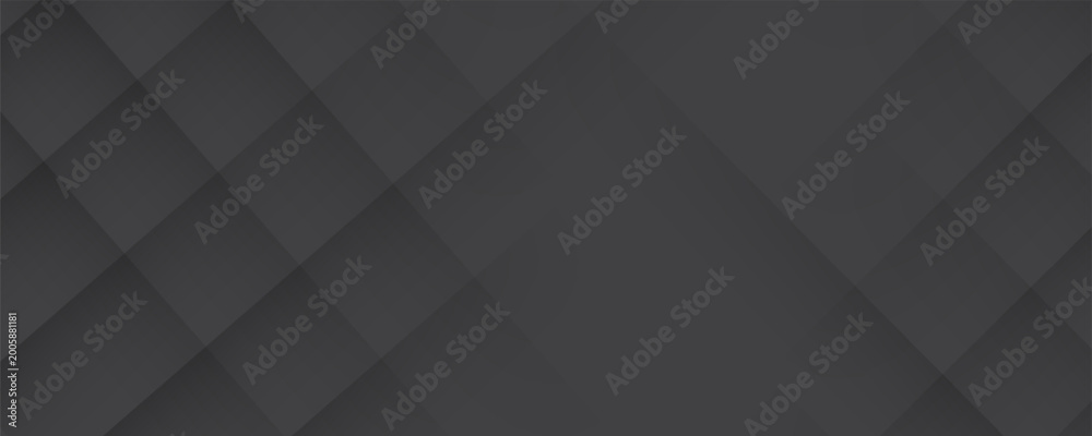 Obraz premium Abstract Dark Grey Geometric Background with Overlapping Diagonal Squares and Subtle Gradients