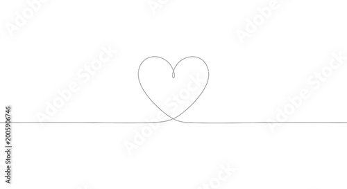 Foto Simple Heart Shape Symbol Icon.