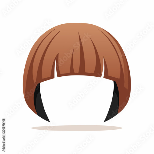 Brown Bob Hairstyle Icon