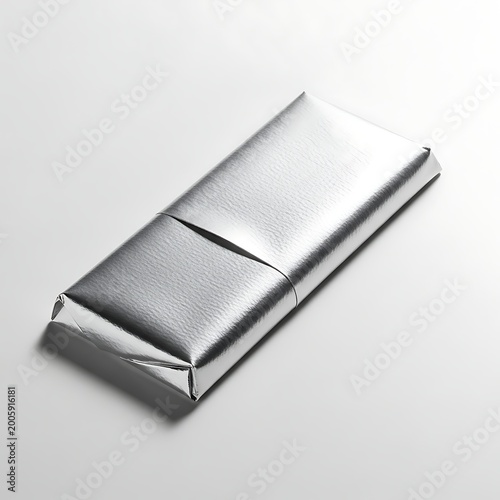 A single wrapped chocolate bar on a plain background.