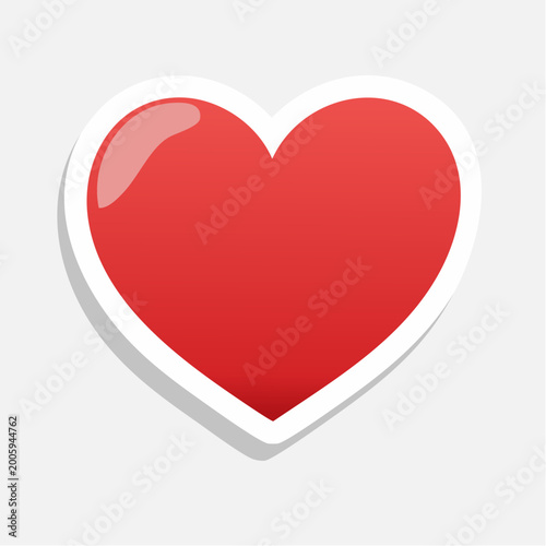 Red Heart Icon with Glossy Finish Free Download Red Heart Icon with Glossy Finish - GFXLoad