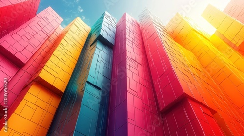 Colorful Modern Architectural Structures