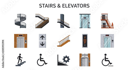 Stairways and Elevators for Accessibility.