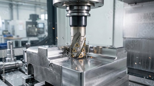 Medium framing of milling with innovative selfsharpening inserts demonstrating continuous edge renewal for enhanced surface finish and prolonged tool life in manufacturing.