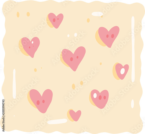 Pastel Heart Patchwork