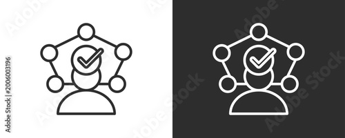 Skillset Icon Set Vector Collection Isolated In Black And White