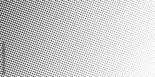 Foto Gradient halftone dots background diagonal vector illustration