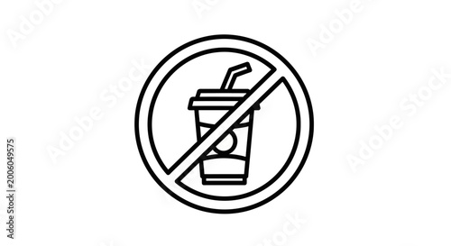 Free Download No Plastic Straw Drink Symbol. - GFXLoad