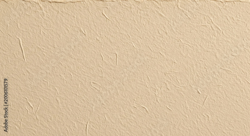 Fotografía Light beige textured wallpaper pattern with subtle ridged surface