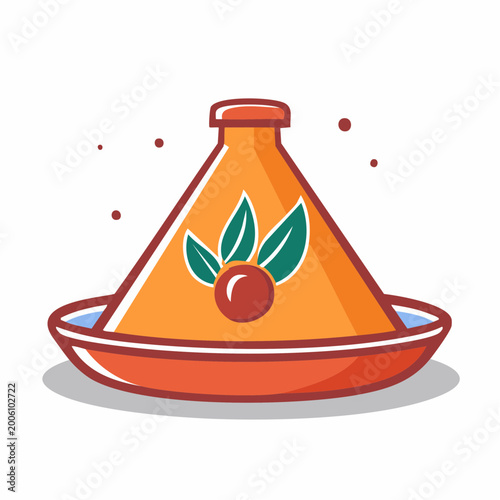 Stylized Tagine Pot Icon