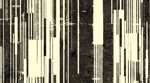 Foto Monochrome distressed line pattern texture