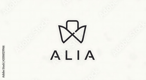 A logo design for a brand named ALIA.
